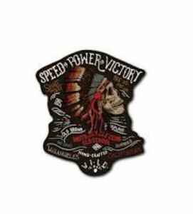 【BIKER STICKER 】バイク ヘルメット LIVE FAST DIE YOUNG スカル ヴィンテージ