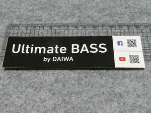 即決　ダイワ　アルティメイトバス　　アルティメート　Ultimate BASS DAIWA ステッカー　シール　