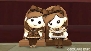  Dragon Quest 10 sepia. li Zero ta doll sepia. ruko rear doll item code metal .. invitation ticket 2 piece 