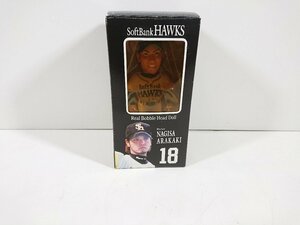 Softbank HAWKS ソフトバンク ホークス 福岡 FUKUOKA 新垣渚 プロ野球 野球 フィギュア Real Bobble Head Doll 箱付き ジャンク