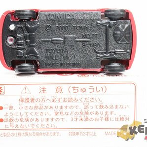 TOMICA トミカ TOYOTA トヨタ WiLL Vi 赤 貼済 高島屋特注 中国製 現状渡しの画像7