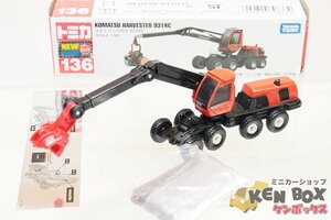 LONG TOMICA ロングトミカ 136 KOMATSU コマツ HARVESTER ハーベスタ 931XC 未貼 新車シール ベトナム製 現状渡し