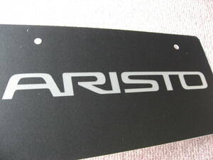  бесплатная доставка новый товар оплата при получении возможно быстрое решение { Toyota оригинальный JZS16 Aristo ARISTO дилер экспонирование для 161 номерная табличка чёрный черный не продается JZS14 эмблема номер 160