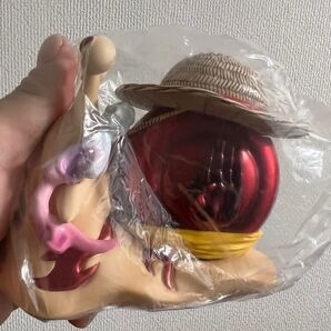 ズッシリ重い本物!海外製 ワンピース でんでん虫 スネークマン ルフィ 一番 くじ M S メタリック塗装済み ガレージ 完成品