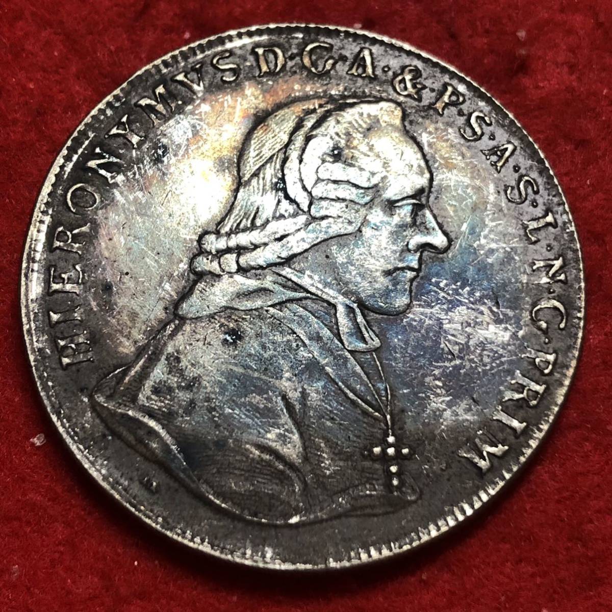 真正保証】1622年ブルゴーニュ伯国 1グロッシェン銀貨 神聖ローマ帝国