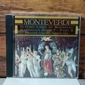 【中古CD】MONTEVERDI / Settimo Libro De Madrigali Part 2　海外盤　R040