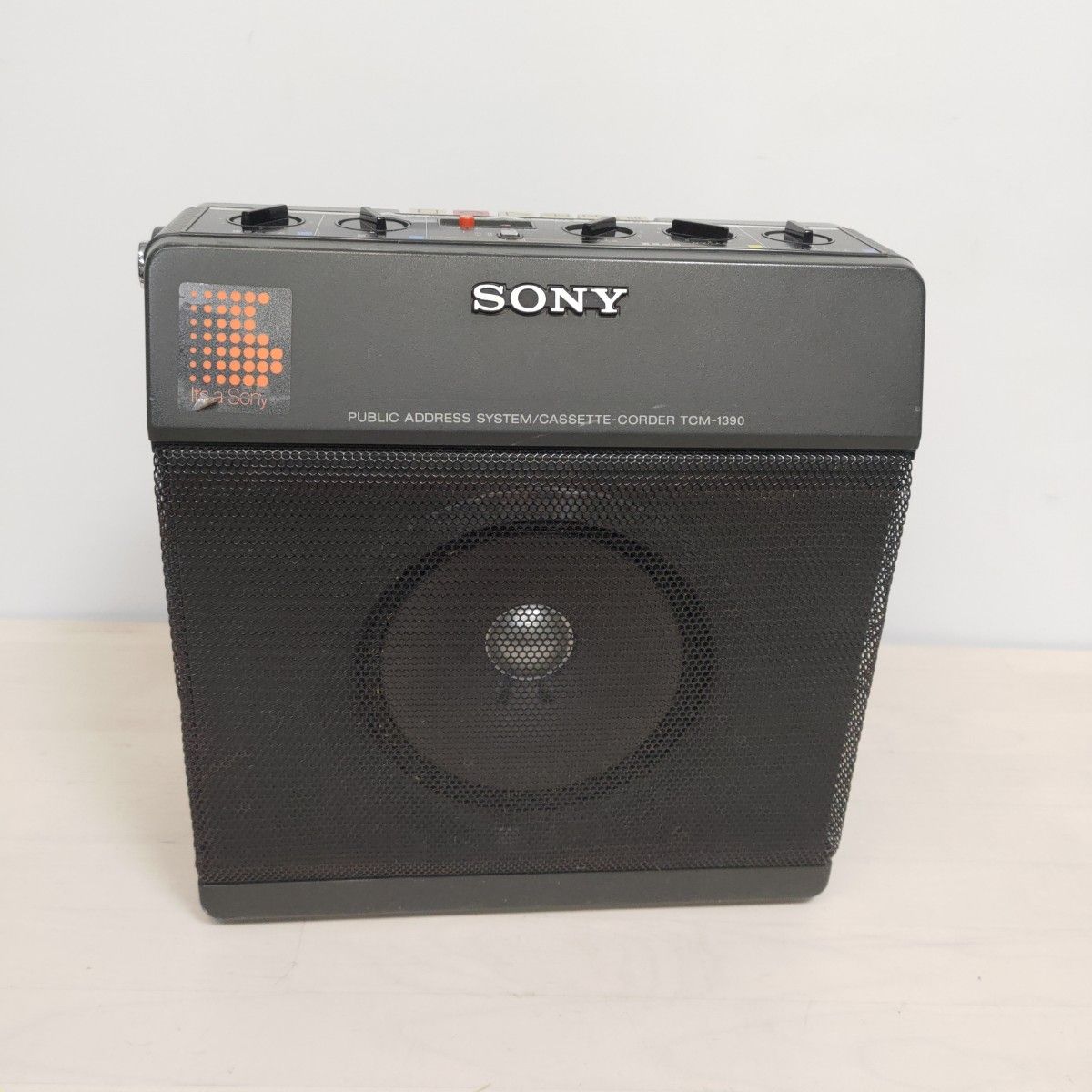 SONY ソニー TCM-1390 カセットテープレコーダー 拡声機能 録音/再生機