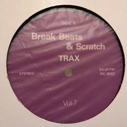 HipHop VA / Break Beats & Scratch Trax Vol.7 12インチです。