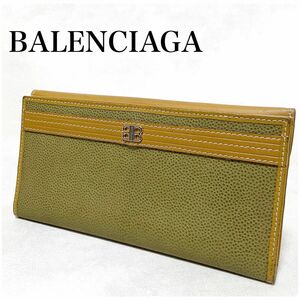 希少★BALENCIAGA バレンシアガ ヴィンテージ BBロゴ 札入れ 長財布