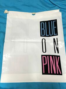 ヴィンテージ80's原宿BLUE ON PINKビニール袋