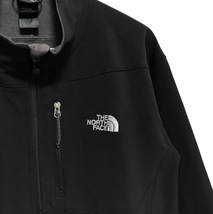 ☆ 美品 THE NORTH FACE ザ・ノースフェイス ソフトシェル ジャケット APEX ブラック ビッグサイズ_画像2