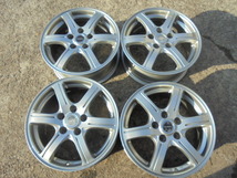 ブリヂストン　BALMINUM　16×6.5J　114.3　5H　+39　１台分４本セット　プリウスα　トヨタ車専用品　美品！_画像1