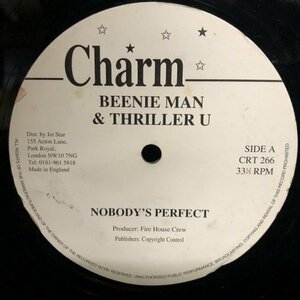 【 UK 】12★Beenie Man & Thriller U / Glamma Murphy - Nobody's Perfect ☆洗浄済み☆