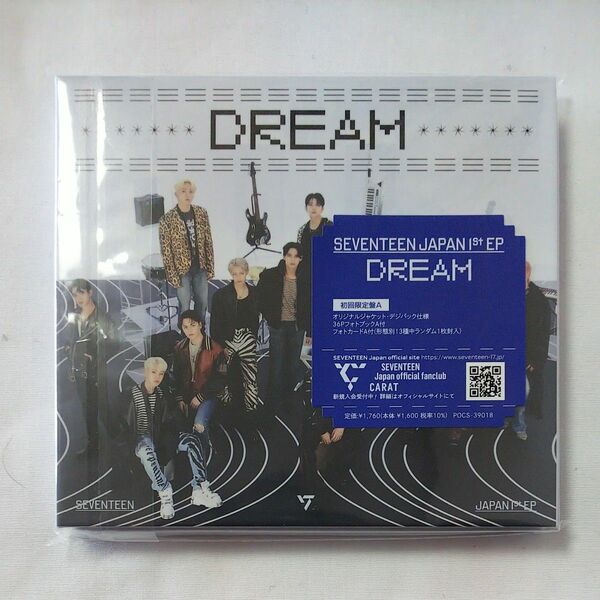 初回盤A SEVENTEEN CD+PHOTO BOOK/DREAM 22/11/9発売 【オリコン加盟店】 初回限定盤A