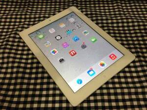 502 Apple iPad2 Wi-fi+3G 64G iOS7 A1396 Softbank 完済済