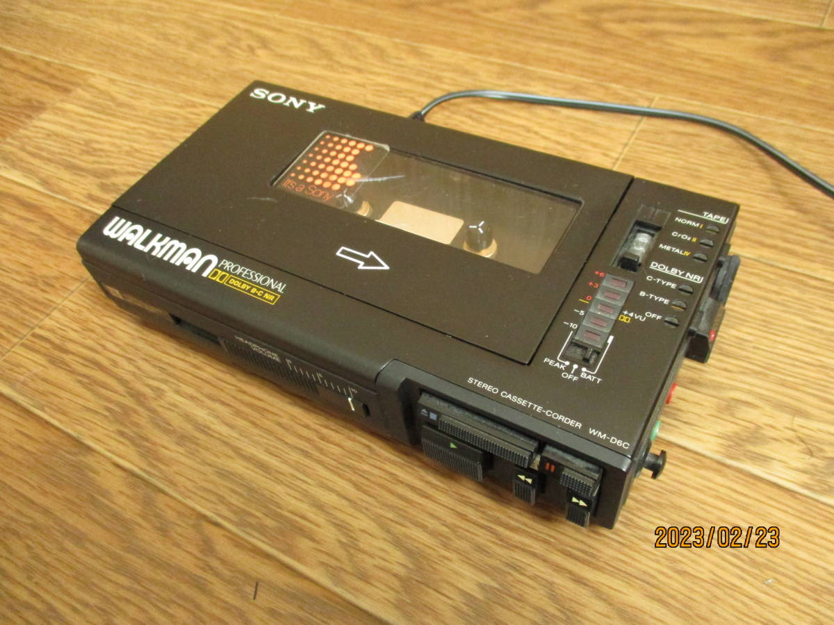 SONY カセットテープ ウォークマンプロWM-D6C ポータブルプレーヤー 高い品質