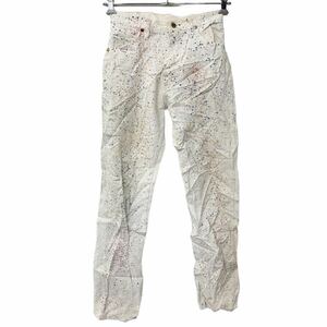 Wrangler Denim брюки W28 Wrangler рисунок белый б/у одежда . America скупка 2302-250