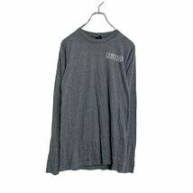 tultex 長袖 プリント Tシャツ ウィメンズ S グレー ロンT 古着卸 アメリカ仕入れ a407-5964_画像1