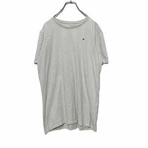 TOMMY HILFIGER 半袖 ロゴTシャツ ユース サイズ164/176cm トミーヒルフィガー ライトグレー 古着卸 アメリカ仕入れ a407-5370