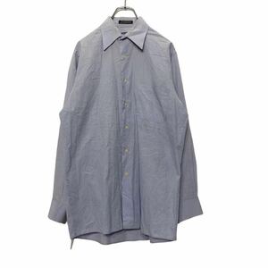 Calvin Klein long sleeve shirt M size Calvin Klein blue blue old clothes . America stock a405-5720
