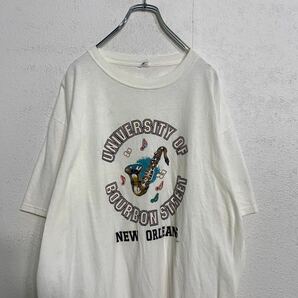 anvil 半袖 プリント Tシャツ XL ホワイト 楽器 ビッグサイズ 古着卸 アメリカ仕入れ a407-5018の画像2
