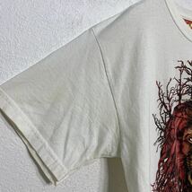 EXACT-SCIENCE 半袖 プリント Tシャツ L～ ホワイト ライオン ラスタカラー 古着卸 アメリカ仕入れ a408-5222_画像2