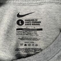 NIKE 半袖 プリントTシャツ Lサイズ ナイキ スポーツ 灰色 グレー 古着卸 アメリカ仕入れ a407-5403_画像7