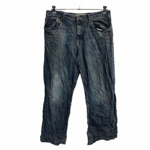 Wrangler デニムパンツ W34 ラングラー インディゴ 古着卸 アメリカ仕入 古着卸 アメリカ仕入 2302-350