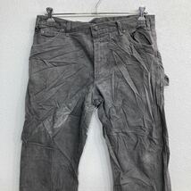 Dickies ワークパンツ W36 ディッキーズ ペインターパンツ ビッグサイズ グレー メキシコ製 古着卸 アメリカ仕入 2302-428_画像2