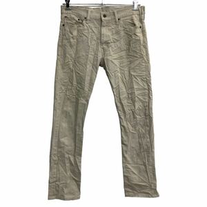 Levi's 513 カラー デニムパンツ W32 リーバイス ベージュ メキシコ製 古着卸 アメリカ仕入 2302-547