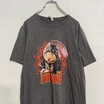 CANVAS 半袖 プリント Tシャツ L グレー SML JEFFY HOPS キャラクター 古着卸 アメリカ仕入れ a408-5236_画像2