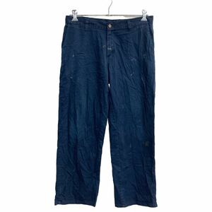 Dickies ワークパンツ W34 ディッキーズ ネイビー 古着卸 アメリカ仕入 2302-906