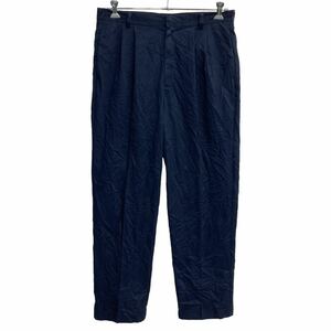 DOCKERS スラックス ドッカーズ タックパンツ ネイビー 古着卸 アメリカ仕入 2302-845