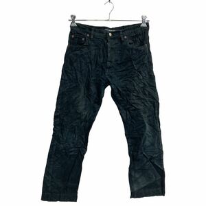 STORM JEANS CO. デニムパンツ W30 ボタンフライ ブラック イタリア製 古着卸 アメリカ仕入 2302-854