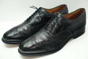 アレンエドモンズ　ウイングチップ革靴◆30cm◆12D◆USA製◆Fairhaven◆Allen Edmonds◆メダリオン◆レザーソールシューズ◆USA購入