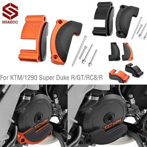 送料無料 KTM 1290 スーパーデュークR GT RC8 R エンジン保護 カバー ガード アルミ