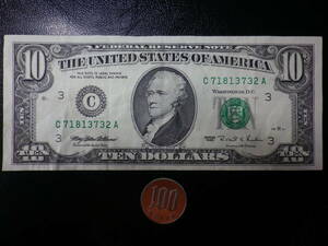 USA / アメリカ United States 1995年（C）10Dollras 並品＋