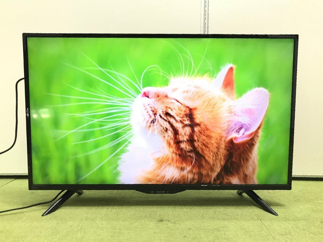 SHARP シャープ 4Kダブルチューナー内蔵液晶テレビ 4T-C40BH1 動作確認