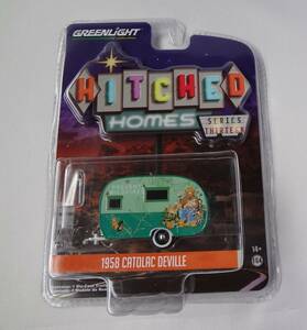 グリーンライト　GREENLIGHT　1/64　1958 CATOLAC DEVILLE　HICHED HOMES　シリーズ13　カトラックデビル　③