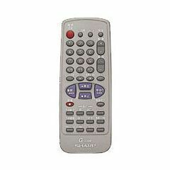 シャープ部品：リモコン/0026381091テレビデオ用〔120g-4〕〔メール便対応可〕