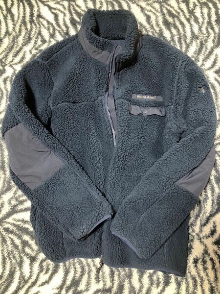 montbell毛皮ジャケットかなり暖かいですLサイズ ボアジャケットモンベル軽量化