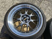 超美品　BBS LM-R 19インチ　DB-SLD 8.5J9.5J 21年製タイヤ_画像5