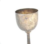 昭和期 ビンテージ 銀盃 銀杯 二杯 直径4.5cm 高さ8.5cm 経年の物にしか出ない味わいの銀杯です。 HTF502_画像4