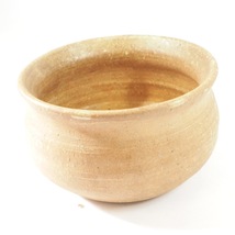 昭和期 ビンテージ 茶道具 信楽焼 在銘品 建水 直径13cm 高さ7cm 雰囲気のある一品です。 HTF502_画像5