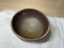 工芸品 藤原建 作 備前焼 茶道具 茶碗 抹茶茶碗 伝統工芸品 共箱 共布付き 岡山県無形文化財 現状品 説明文必読_画像4