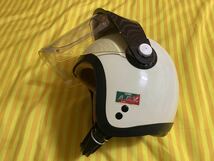 AGV VELENZA 60s 70s ビンテージヘルメット Wストラップ イタリア製 57-58cm ベスパ_画像3