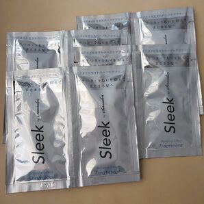 新品未使用4点☆アクアノア Sleek (シャンプー+トリートメント) Byサラサロン バランスエフェクト サシェ 各10ml 