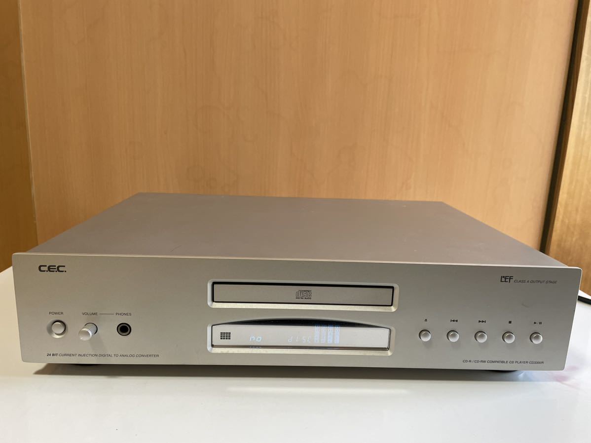 2022超人気 CEC CD3300R シルバー CDプレーヤー CDプレイヤー www
