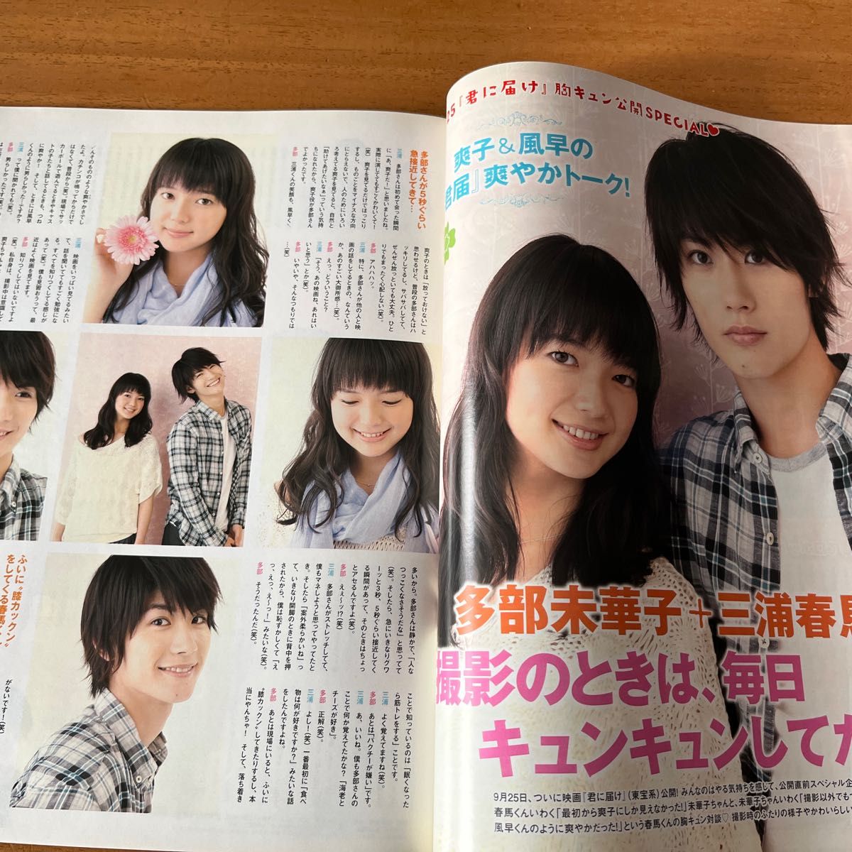 三浦春馬 君に届け 前田敦子 溝端淳平 松坂桃李 千葉雄大 ニコラ2010年 【国内配送】