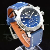 【新品】GLYCINE AIRMAN グリシンエアマン　紳士用腕時計 42mm 20気圧防水 ダイバー　GMT ダブルトゥエルブ　GL0151 35711 _画像8